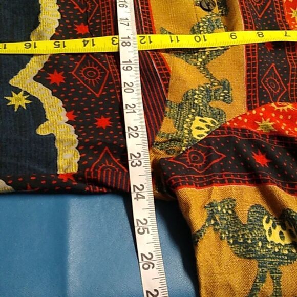 S.L. Fashions Women's Red and Brown Camels Sun & Stars Tunic Women's 14 - Picture 7 of 8